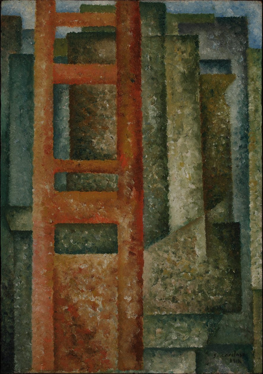 Through the Windows (Unfolding - Intersection) by Amadeo de Souza Cardoso