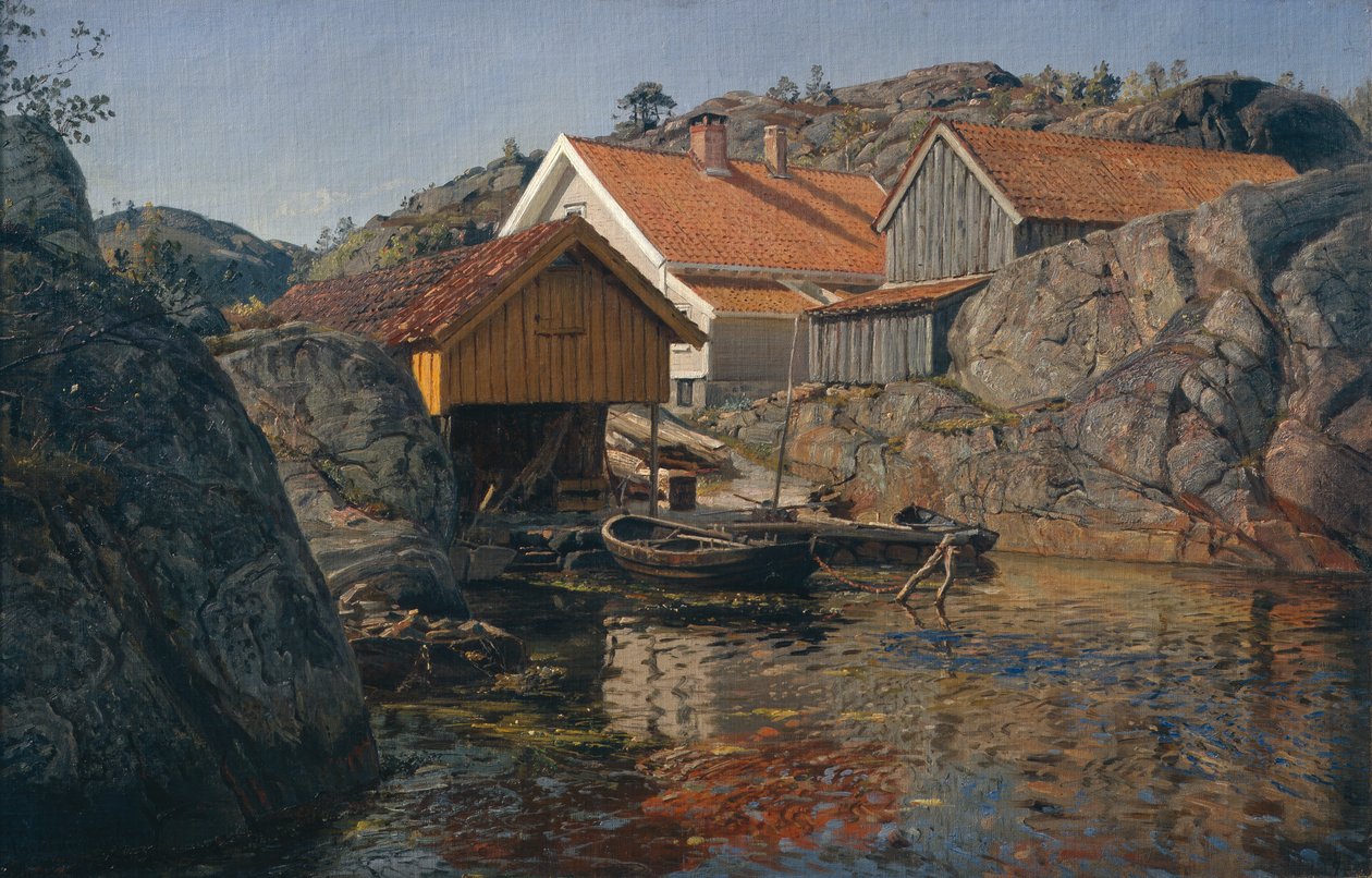 Between Rocks, Mol, Nye-Hellesund by Amaldus Nielsen