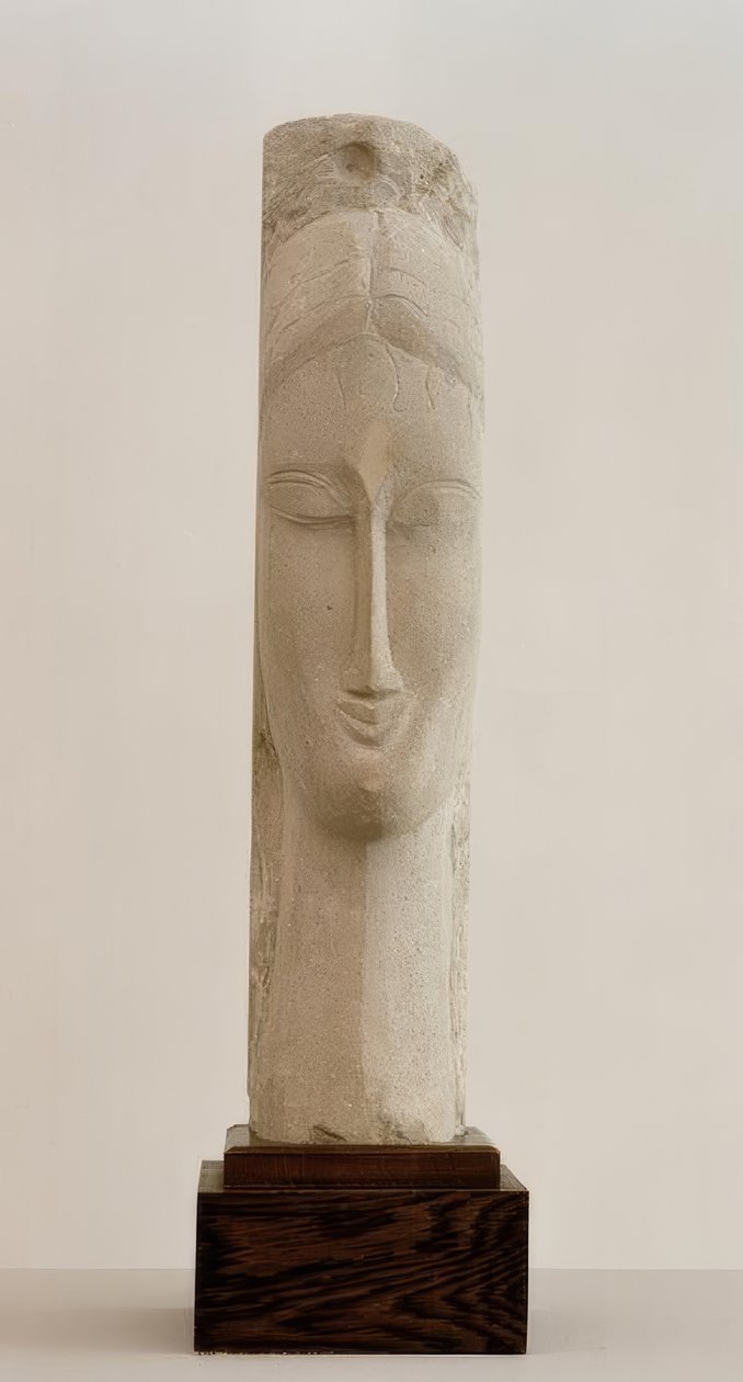 Head of a Woman by Amedeo Modigliani