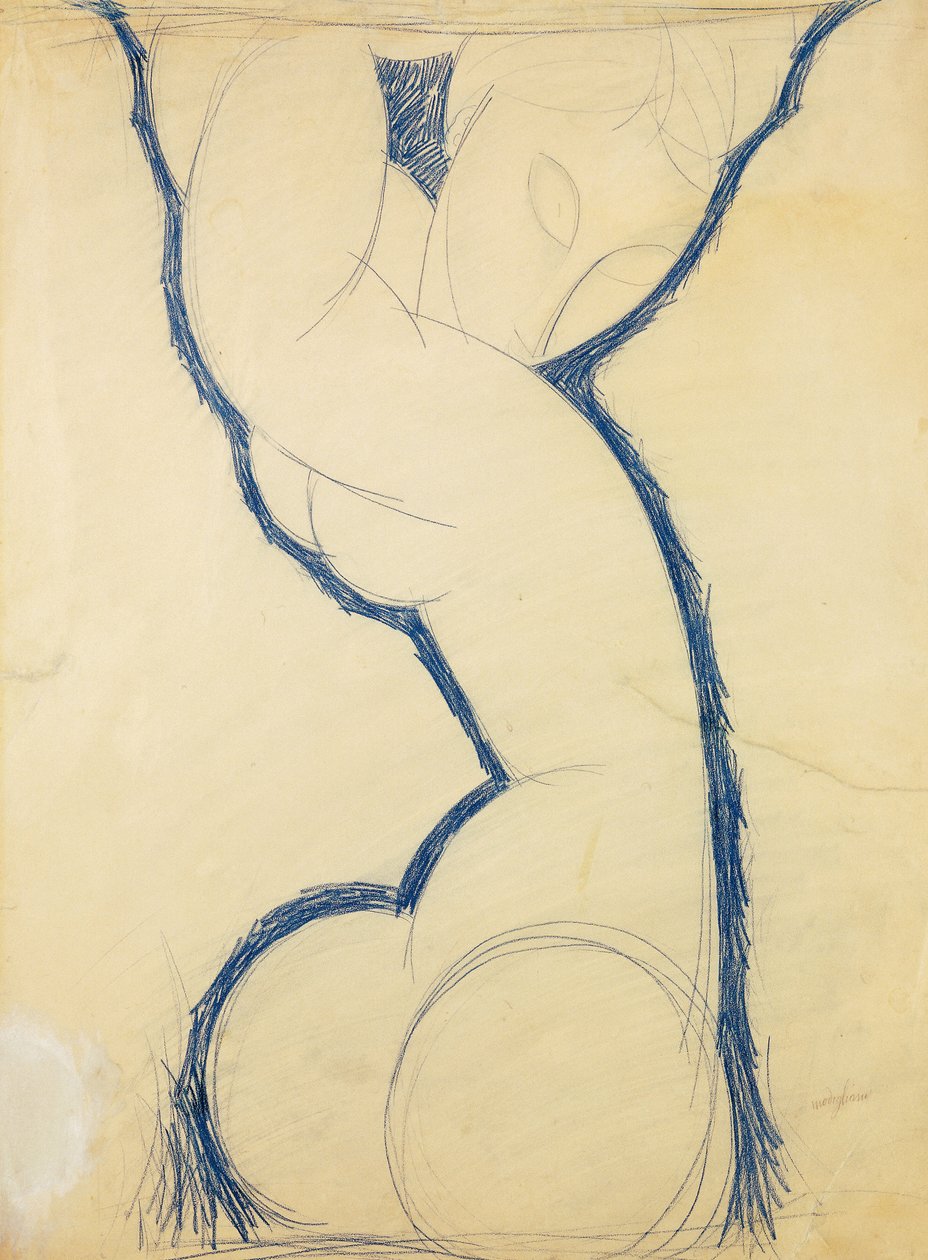 Caryatid by Amedeo Modigliani