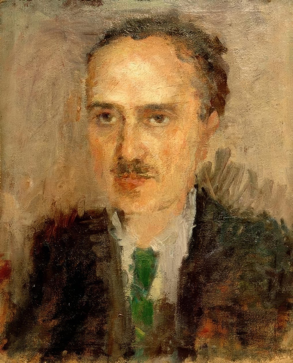Man with Mustache by Amedeo Modigliani