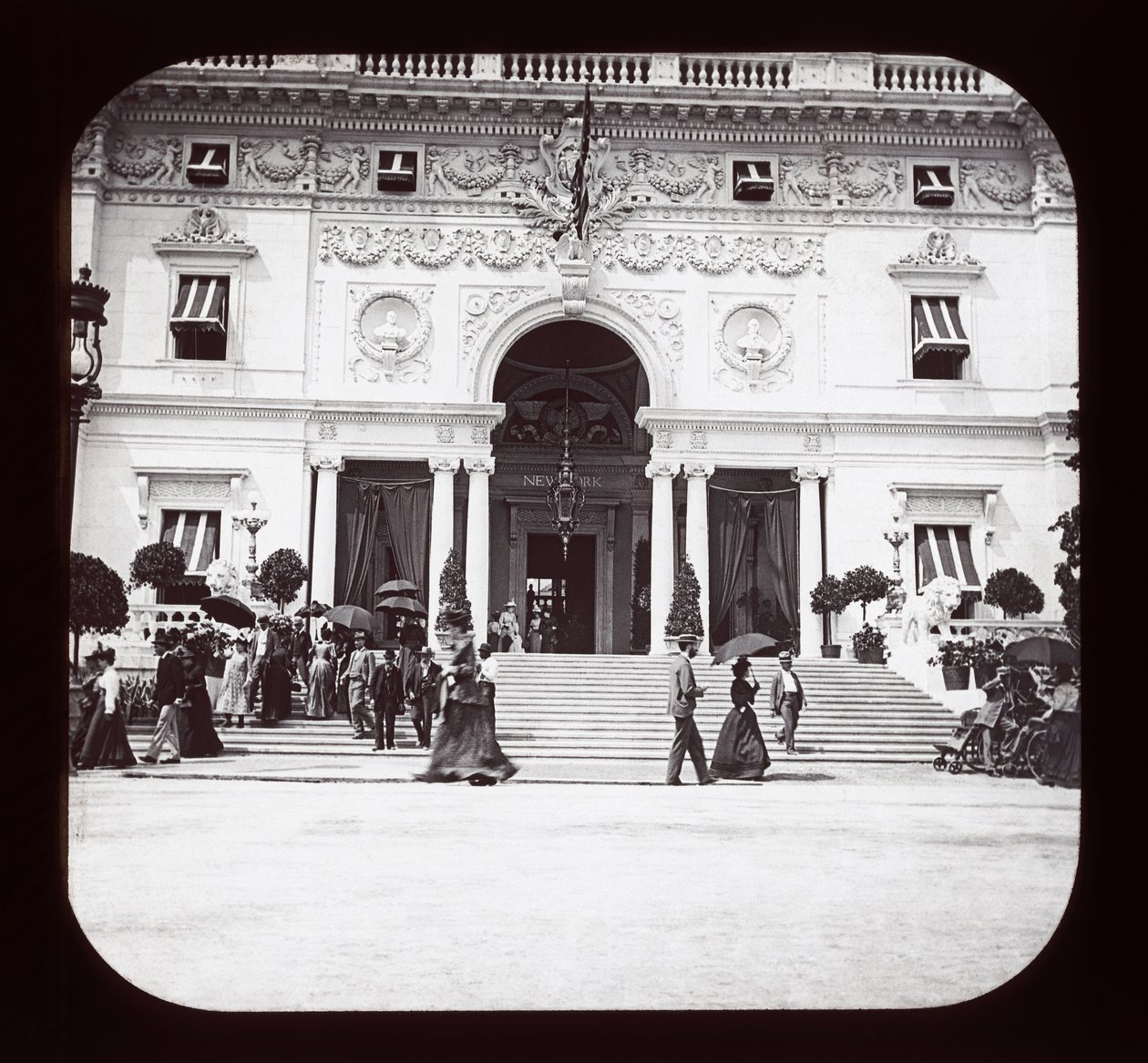 Worlds Columbian Exposition: Transportation Building, Chicago by American Photographer