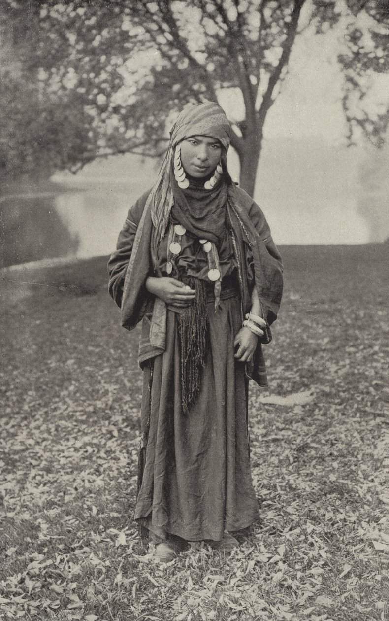 A Bedouin Woman of the Desert by American Photographer