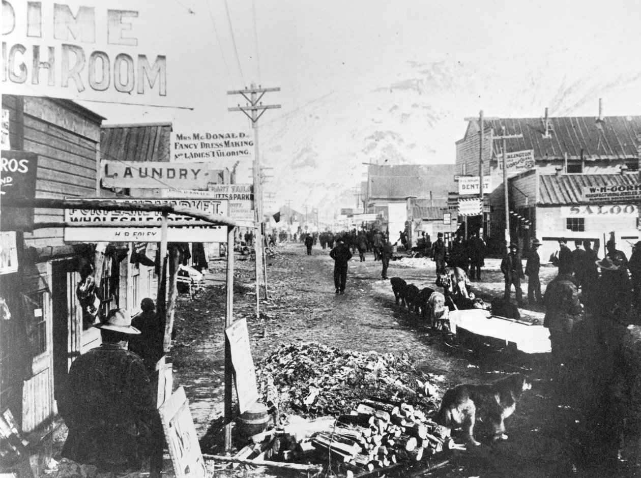 Yukon-Klondike Gold Rush, Dawson City by American Photographer