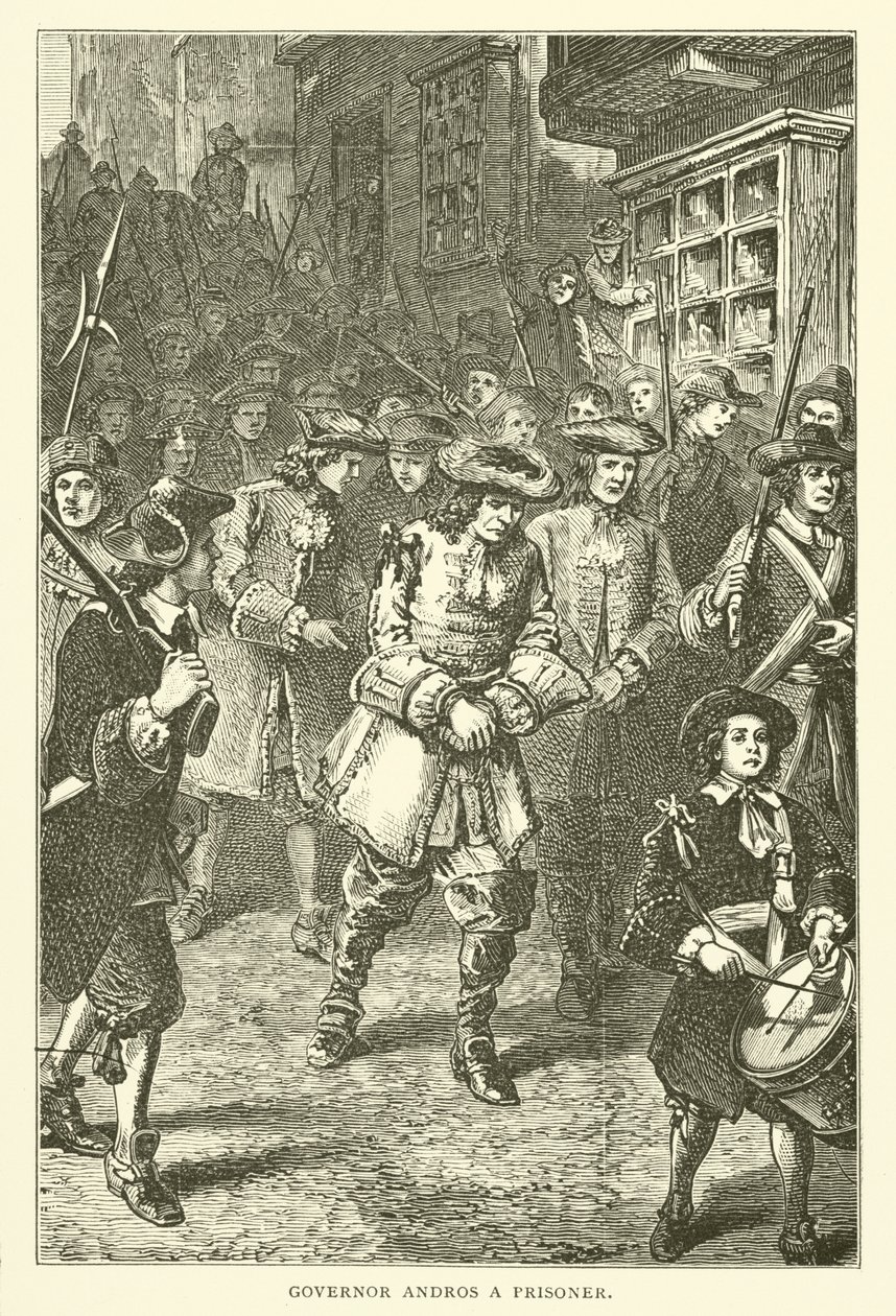 Governor Andros a Prisoner, 1689 by American School