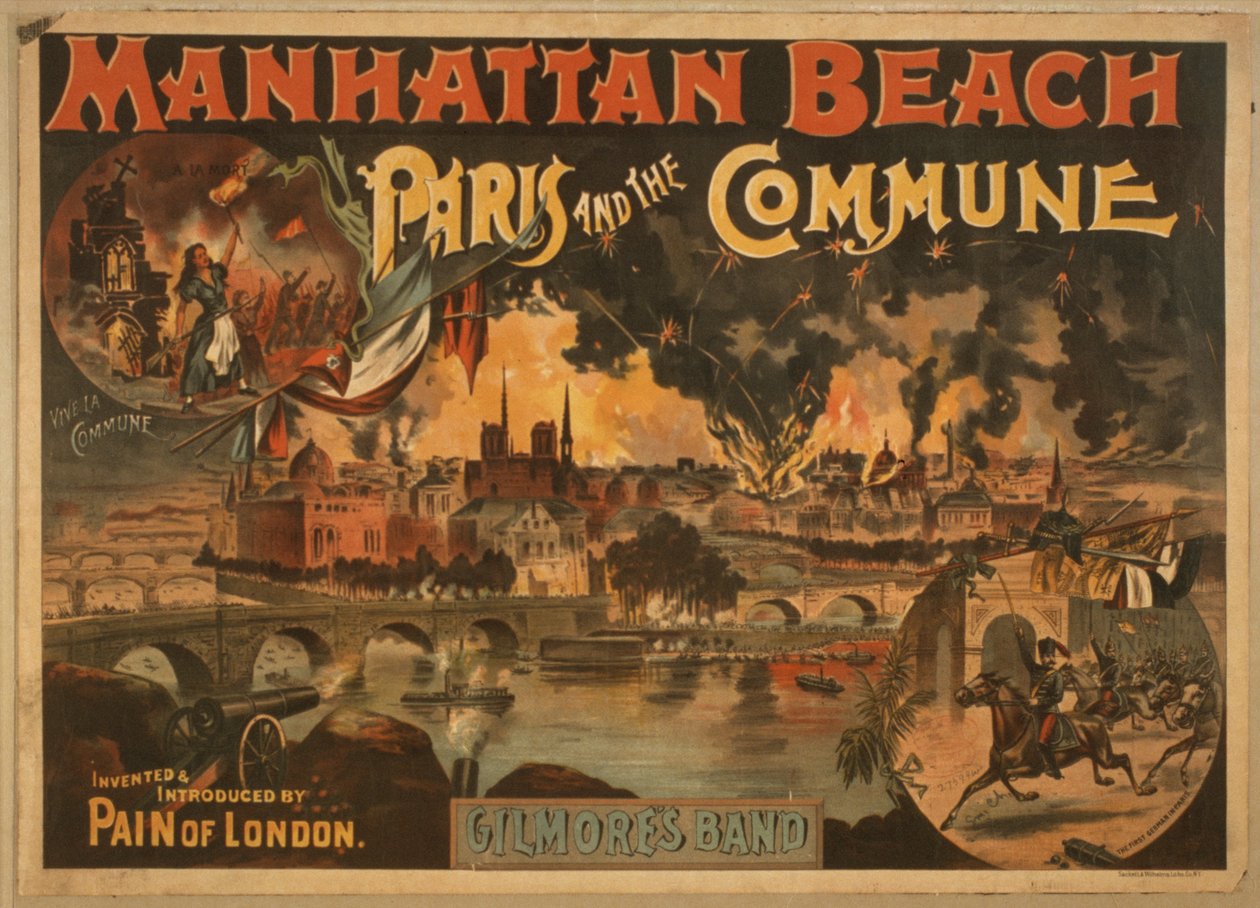 Manhattan Beach: Paris and the Commune, c.1891 by American School