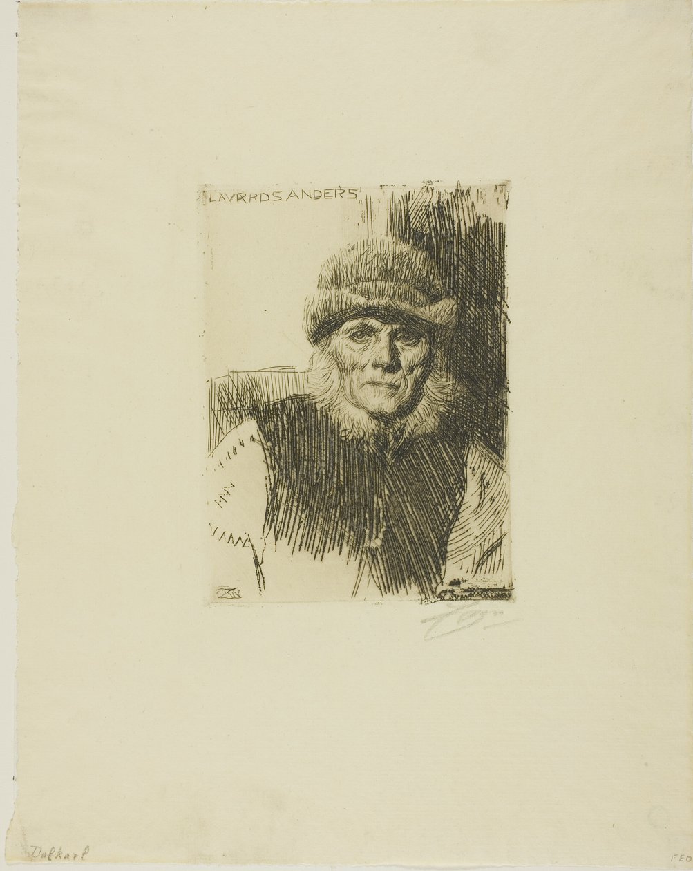 Dalecarlian Peasant (Lavards Anders) by Anders Leonard Zorn