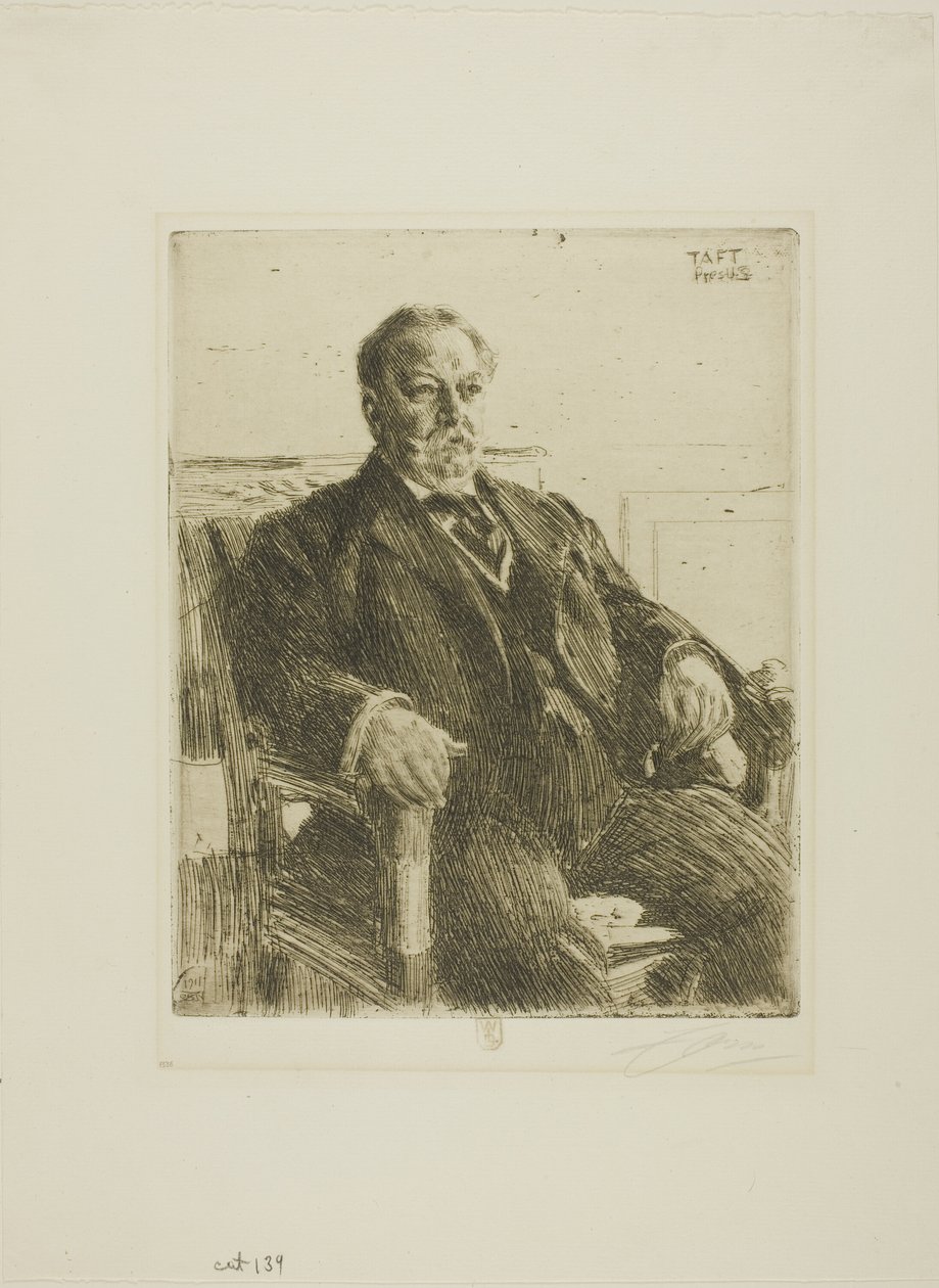 President William H. Taft by Anders Leonard Zorn