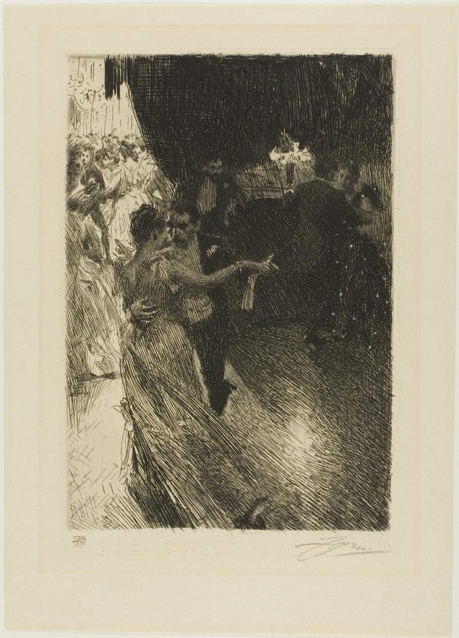 The Waltz by Anders Leonard Zorn