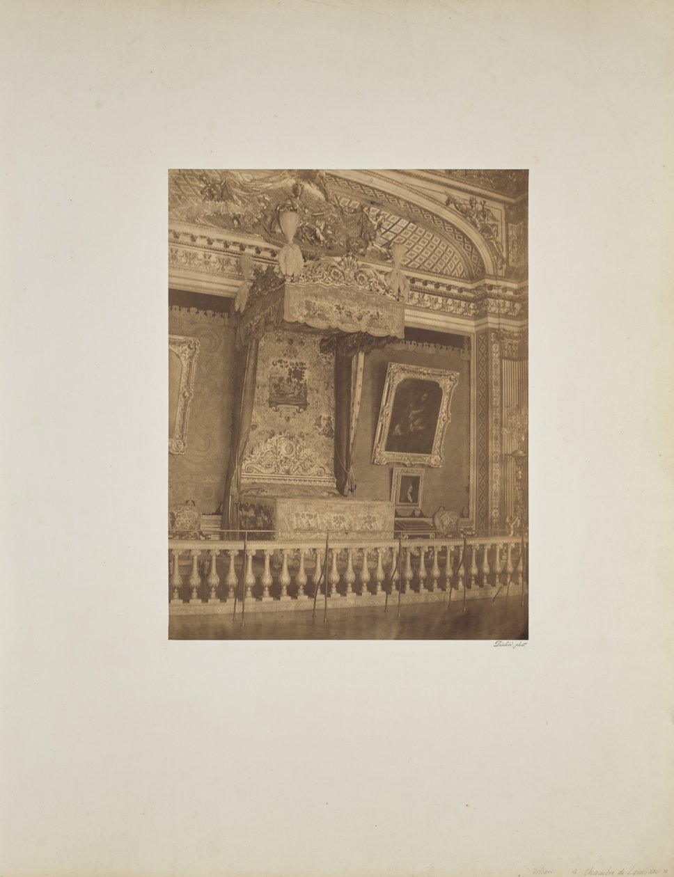 Room of Louis XIV by Andre Adolphe Eugene Disderi
