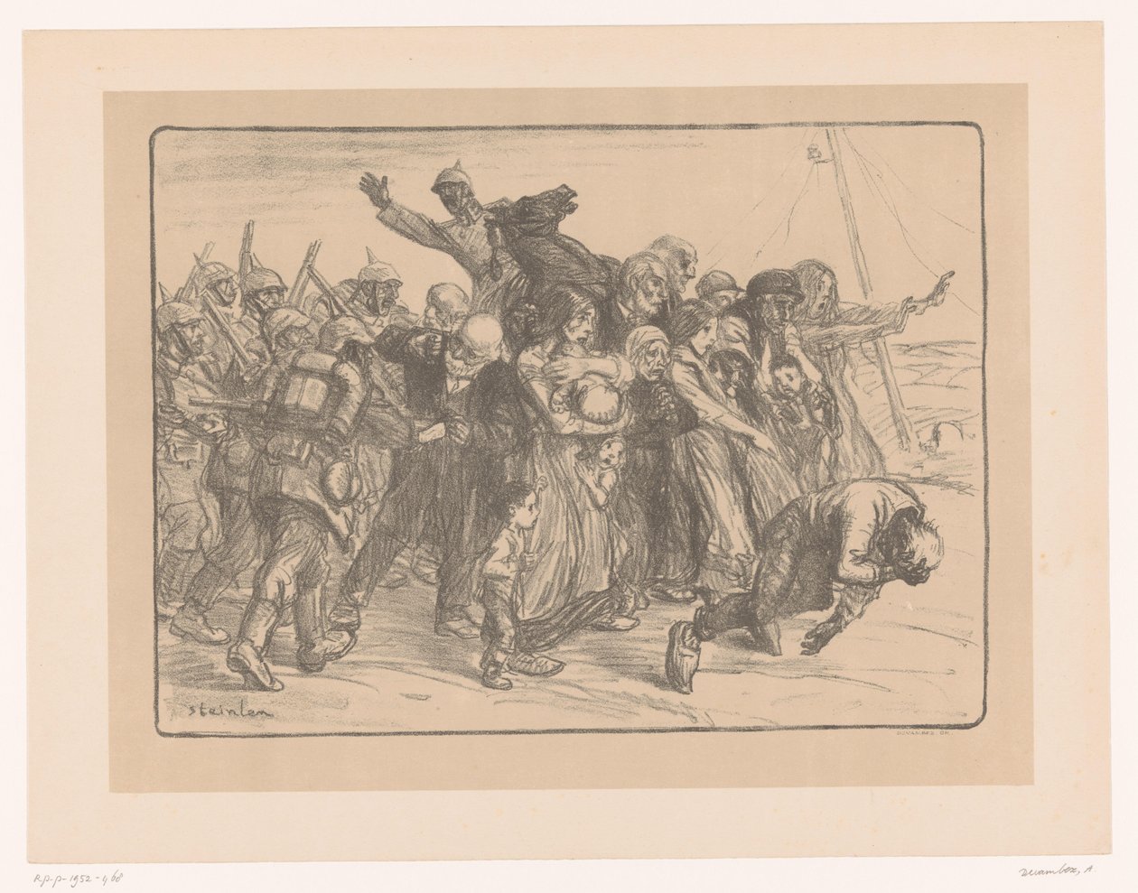 Citizens Driven by Soldiers by Andre Devambez