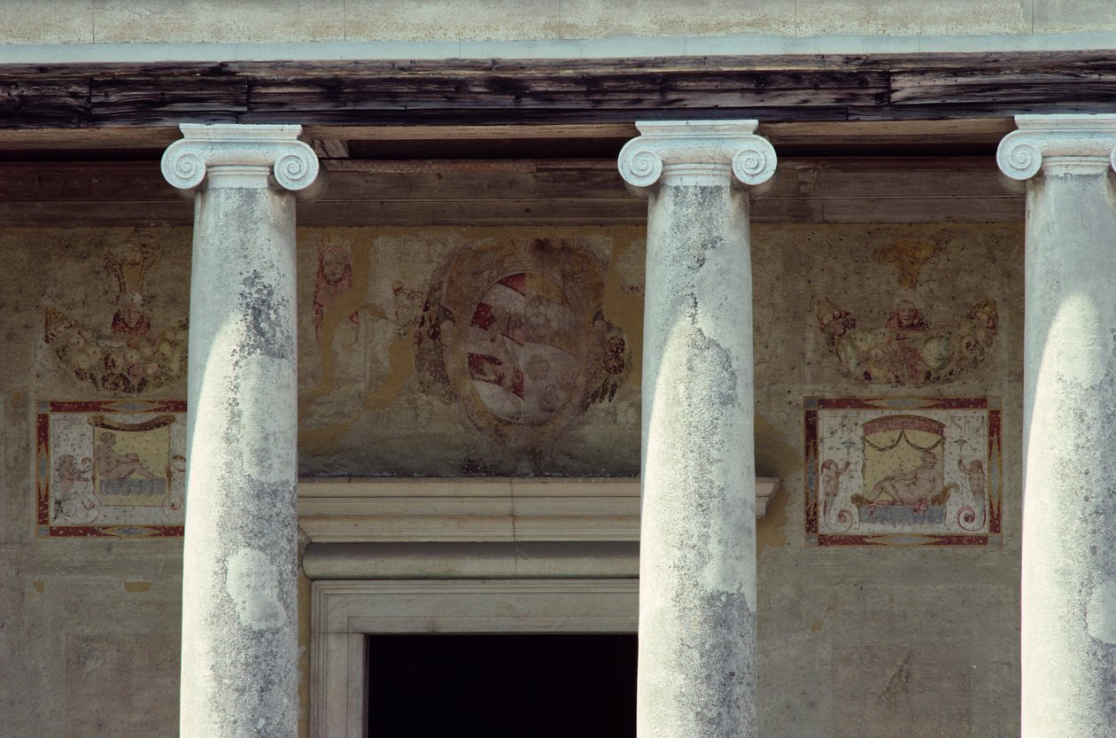 Ionic columns from the portico, built in 1554-63 by Andrea Palladio by Andrea Palladio
