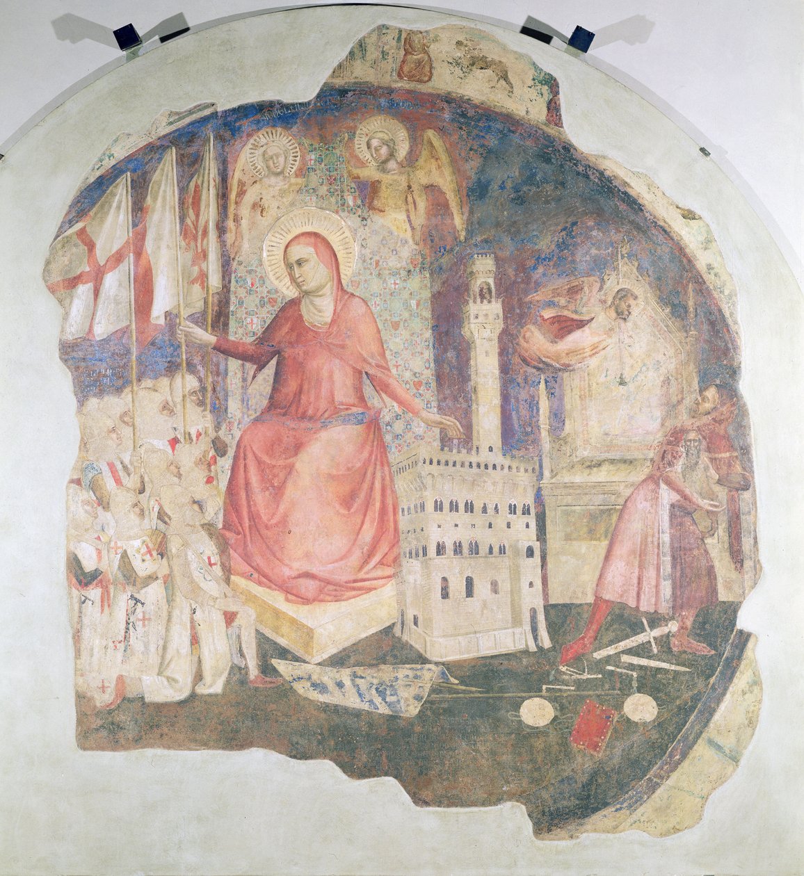 The Expulsion of the Duke of Athens from Florence by Andrea di Cione Orcagna