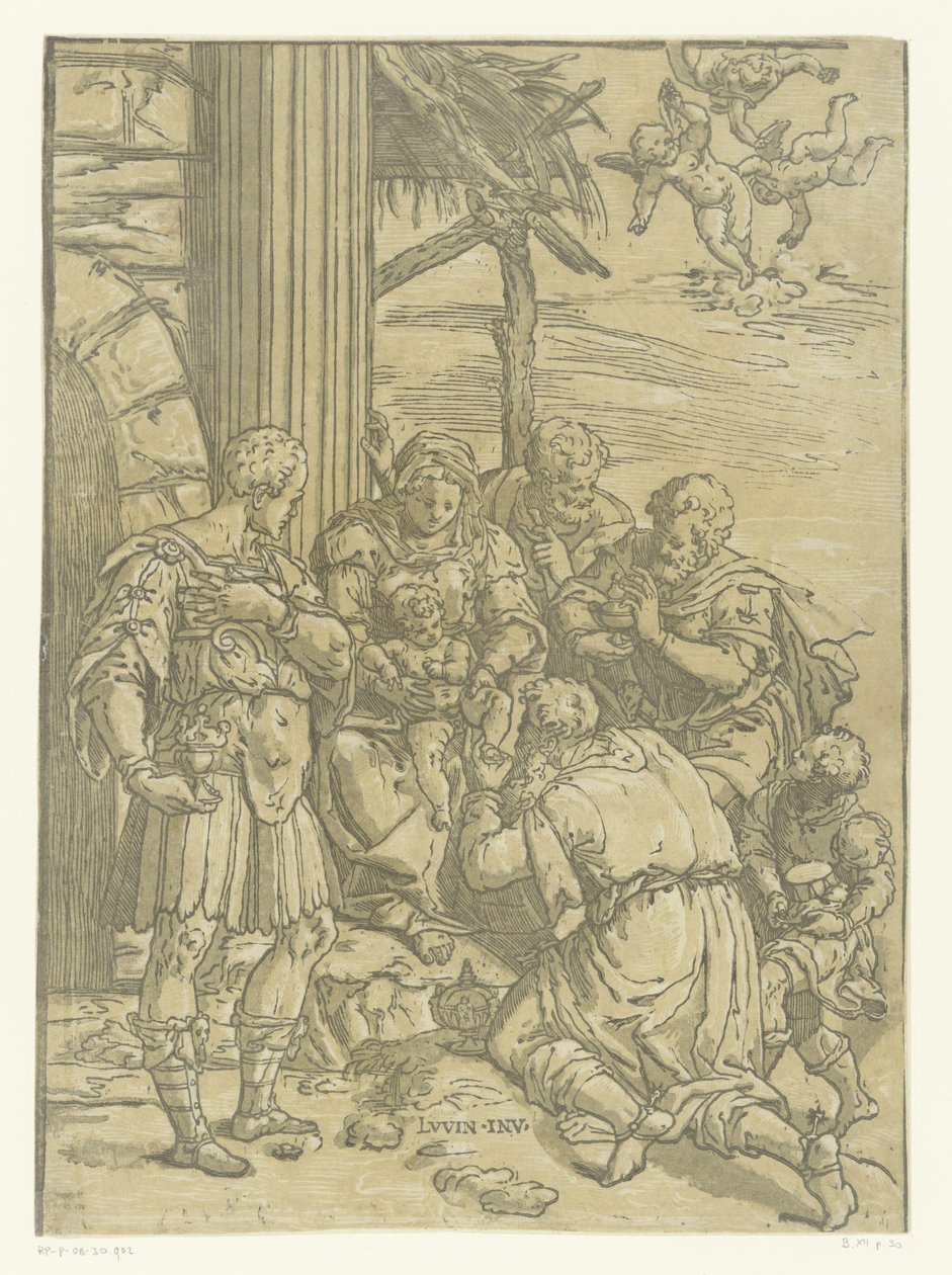 Adoration of the Kings by Andrea Andreani