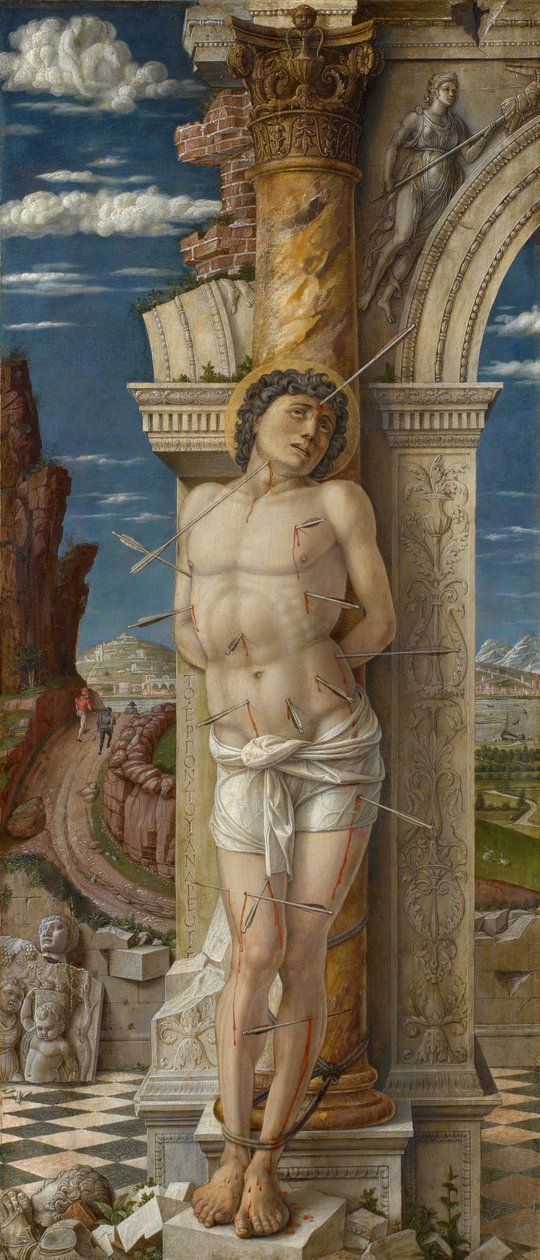 St. Sebastian by Andrea Mantegna