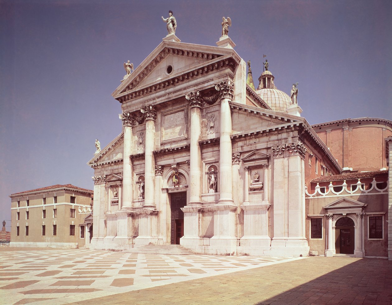 View of the facade, built 1607-11 by Andrea Palladio
