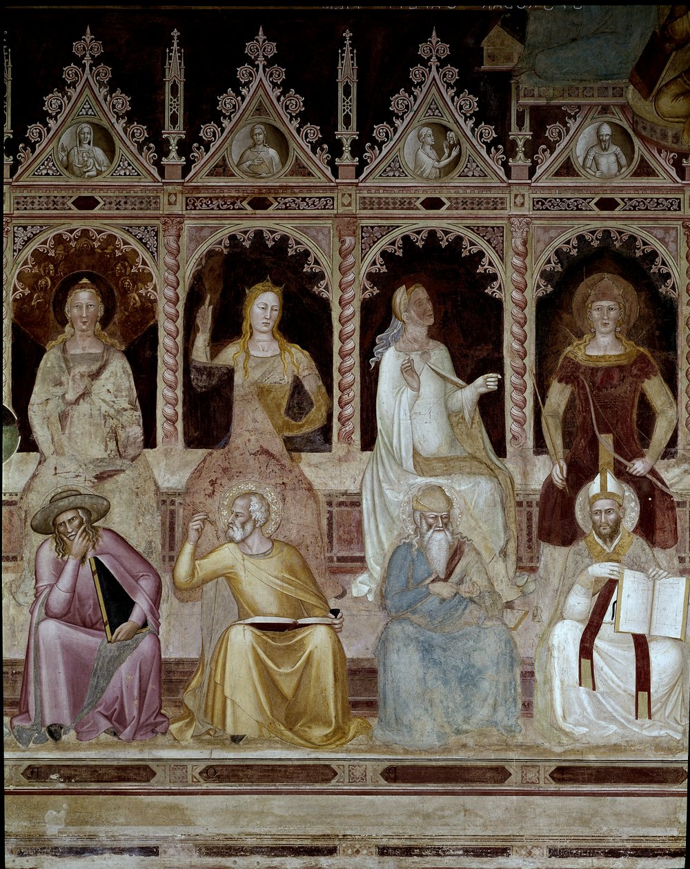Triumph of Saint Thomas Aquinas by Andrea di Bonaiuto (fl.1343 77)