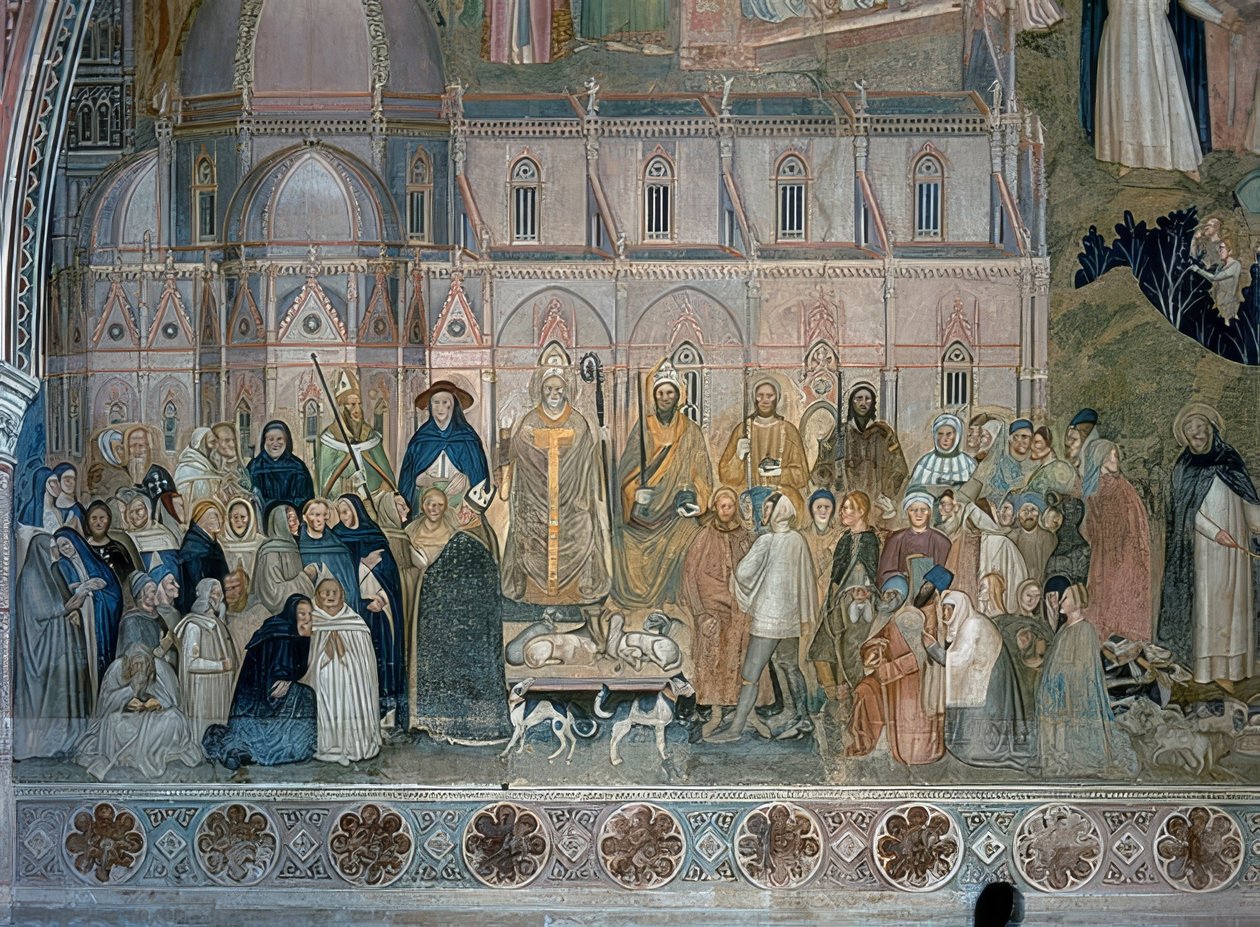 Triumph of the Dominican Monks. Ca. 1367-1369 by Andrea di Bonaiuto