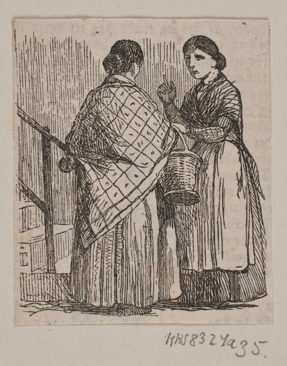 Two Maidservants in Conversation by Andreas Flinch