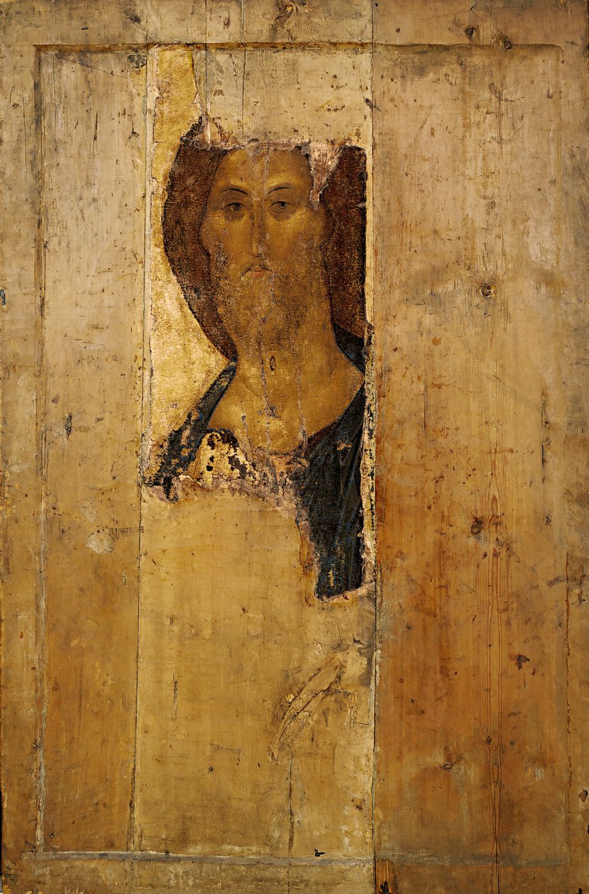 Saviour (From the Deisus Chin) by Andrei Rublev