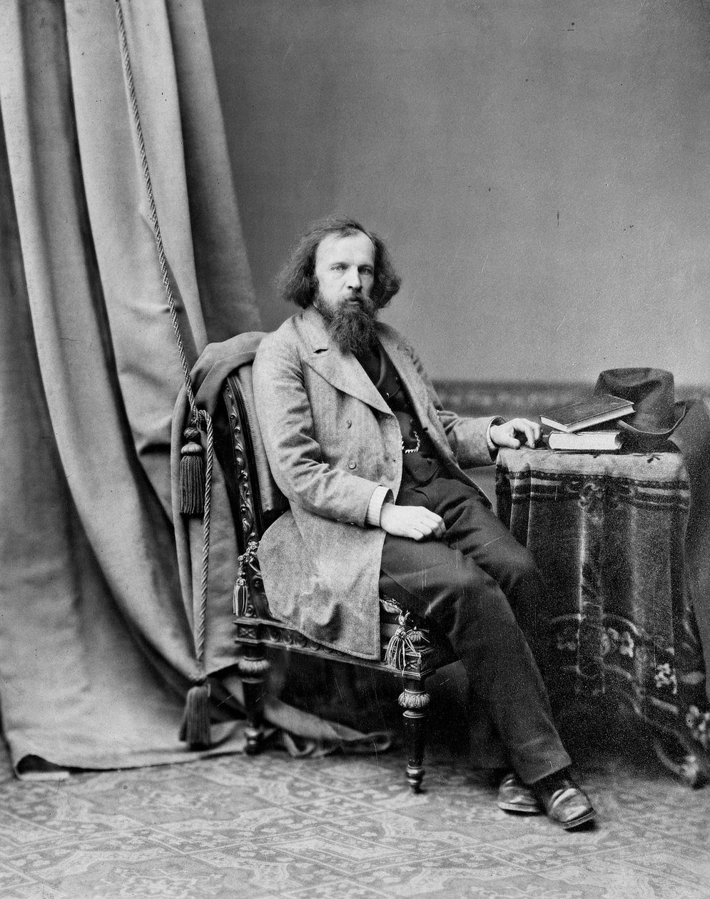 Dmitri Mendeleev, Russian chemist, c1880-c1882 by Andrei Osipovich Karelin