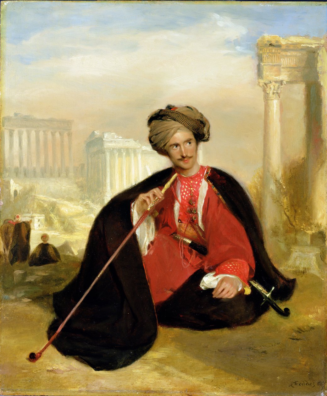 Charles Lenox Cumming-Bruce in Turkish Dress by Andrew Geddes