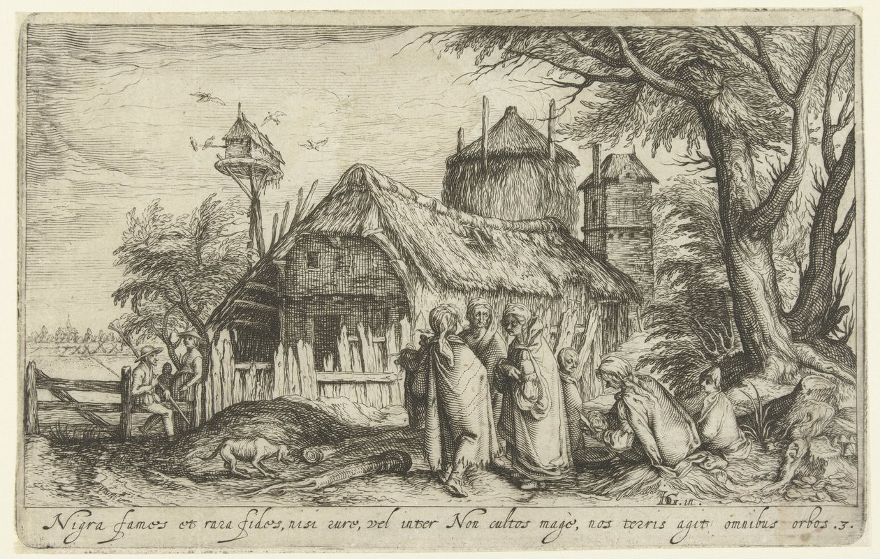 Landscape with Roma (Landscapes series) by Andries Jacobsz. Stock