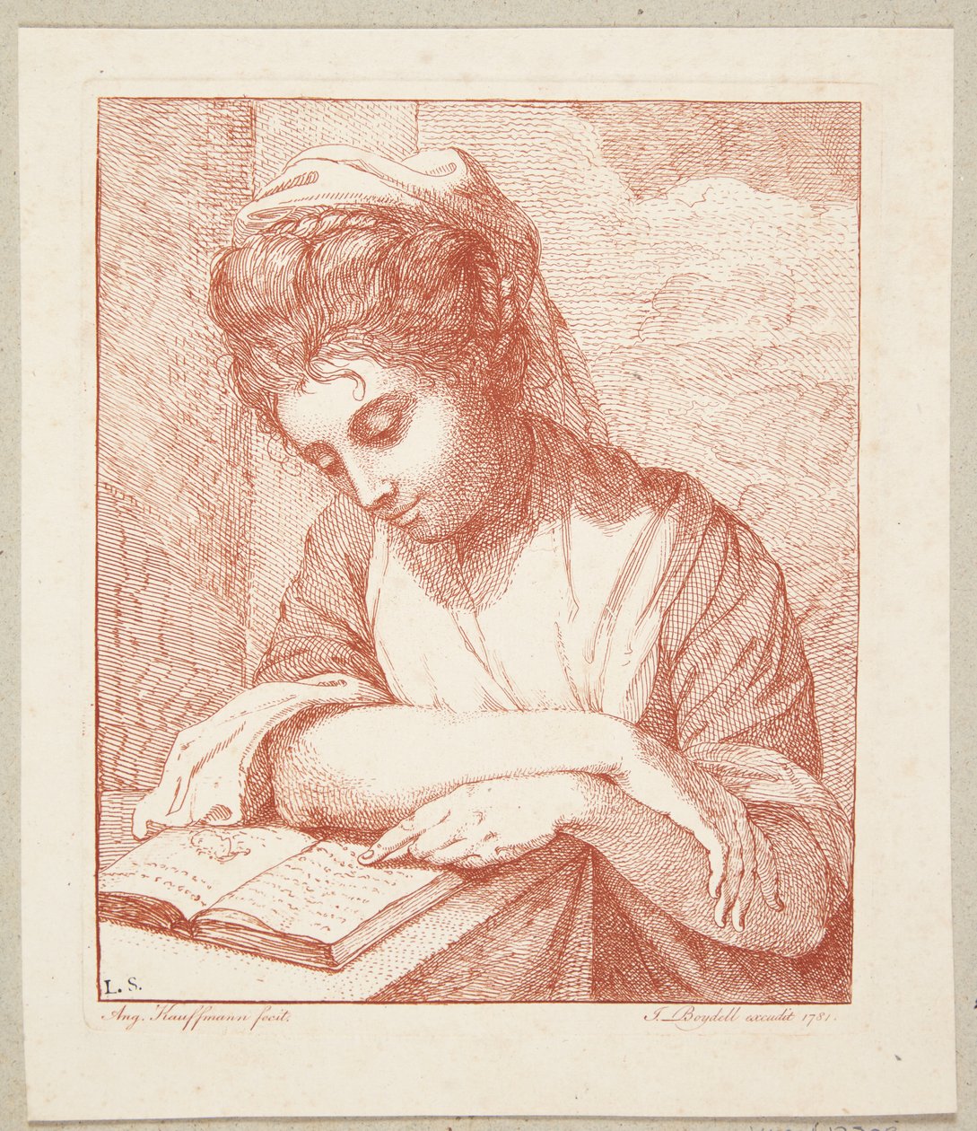 The Reading Girl by Angelica Kauffmann