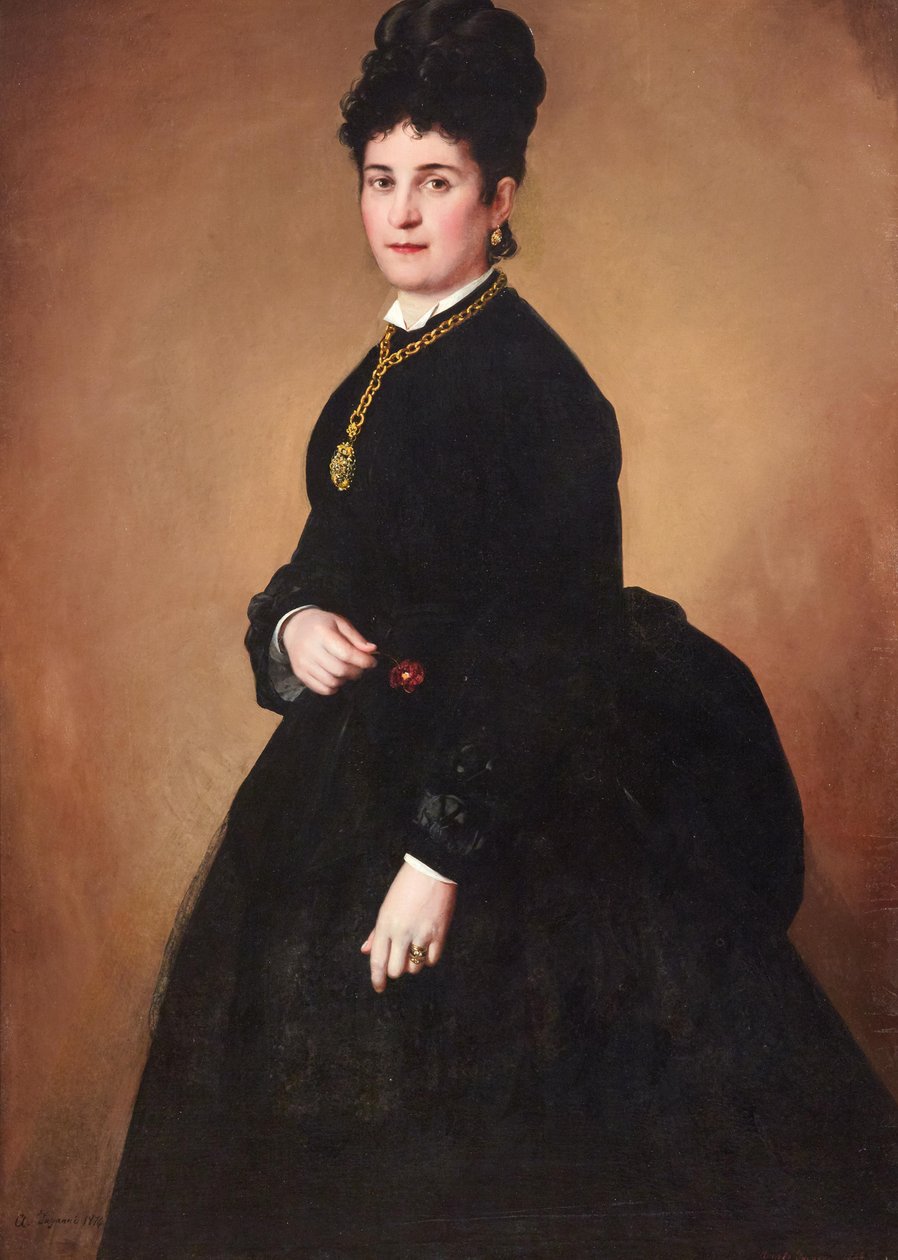 Portrait of a Lady by Angelo Inganni