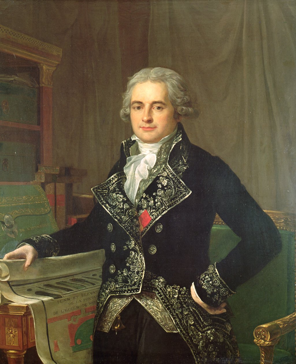 Portrait of Jean Antoine Chaptal, Comte de Chanteloupe by Anicet Charles Lemonnier