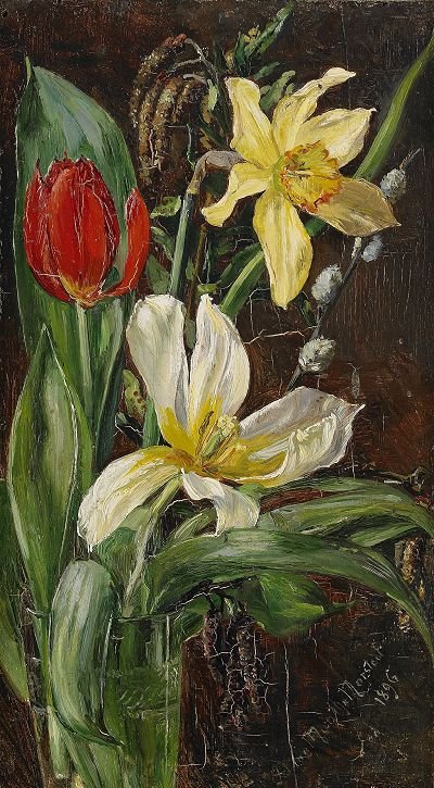 Still Life with Flowers by Anna Munthe Norstedt