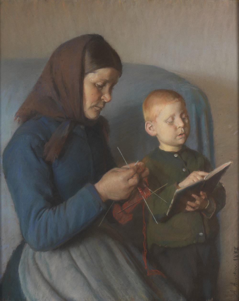 The Lesson is Reviewed by Anna Ancher