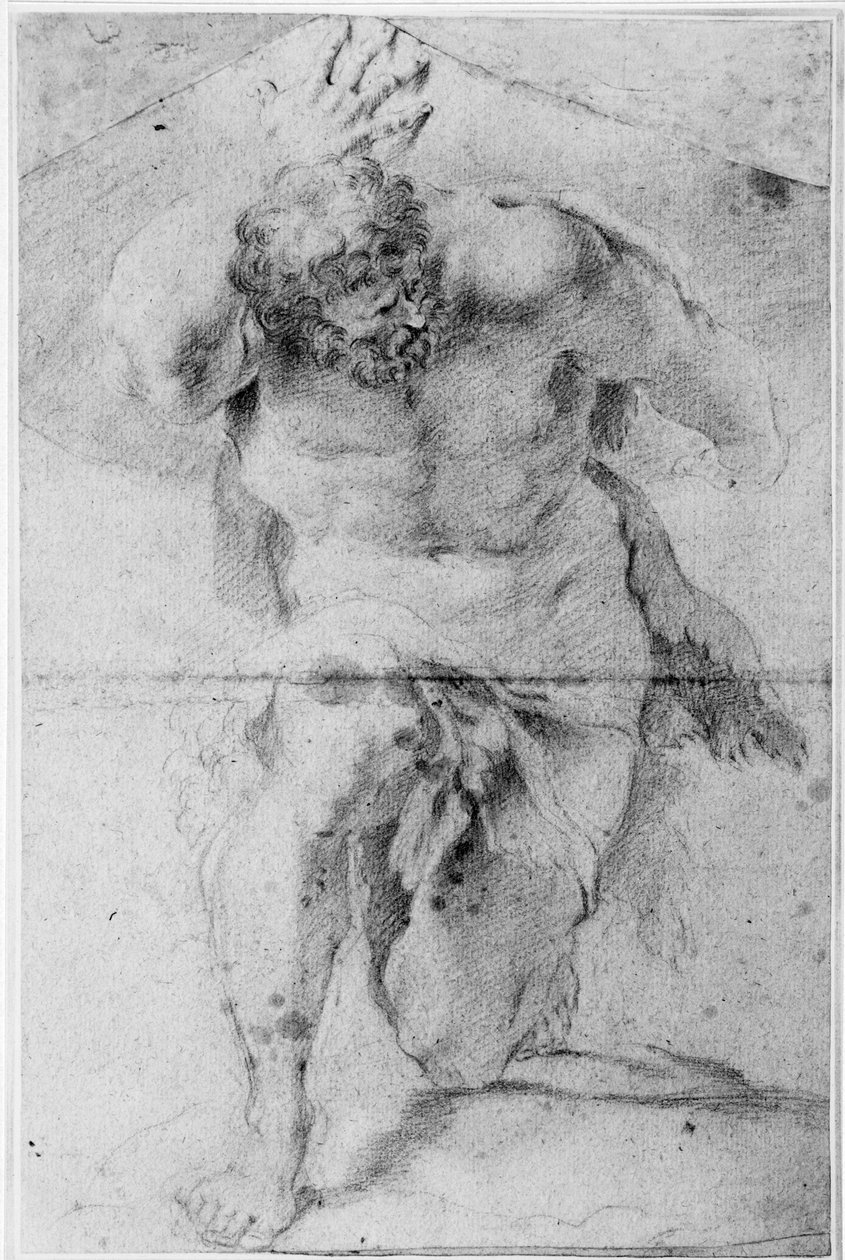 Hercules Holding the World by Annibale Carracci