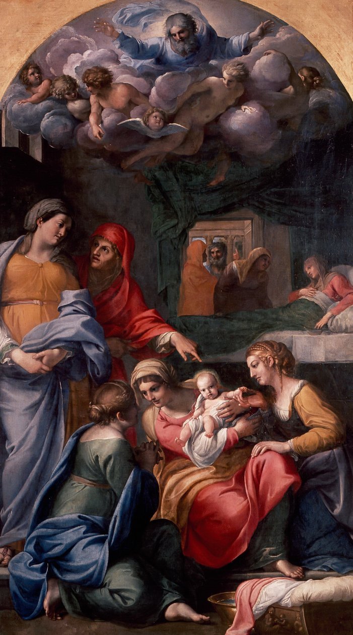 Nativity of the Virgin by Annibale Carracci