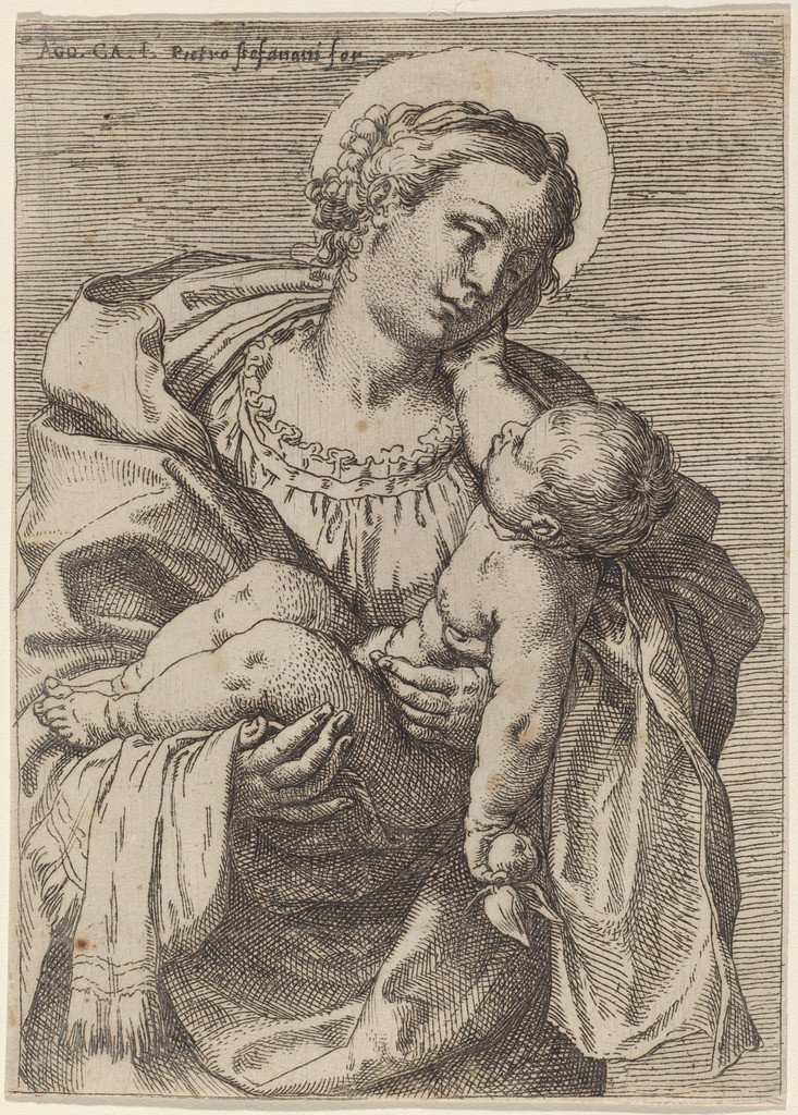 The Madonna and Child with an Apple by Annibale Carracci