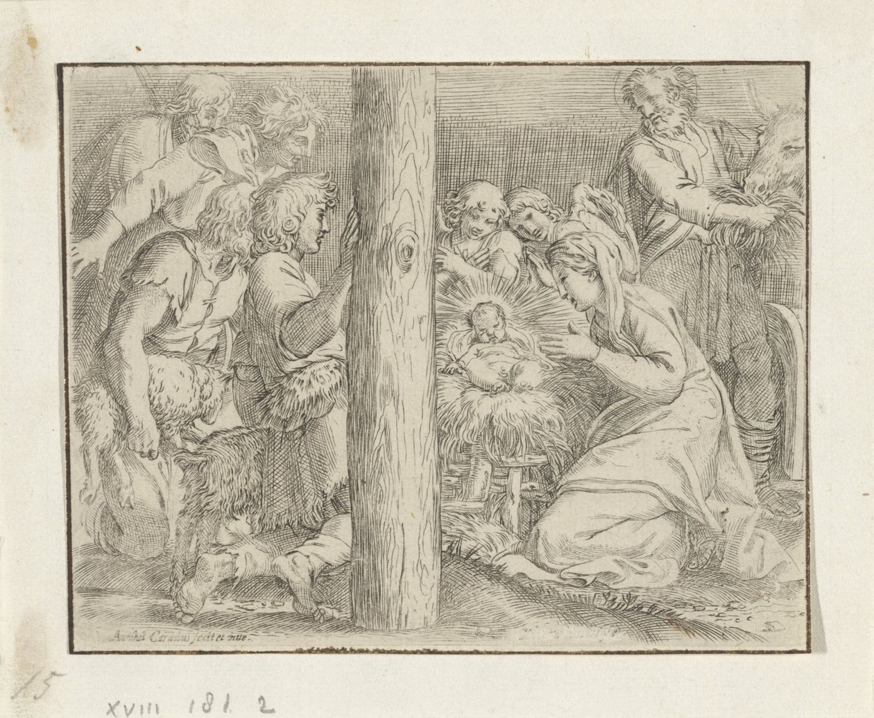Adoration of the Shepherds by Annibale Carracci