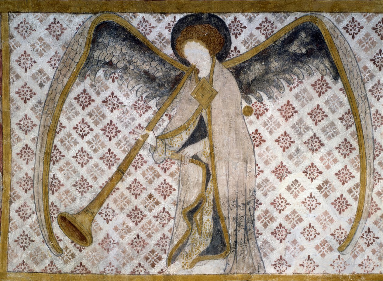 Angel with Trumpet by Anonym