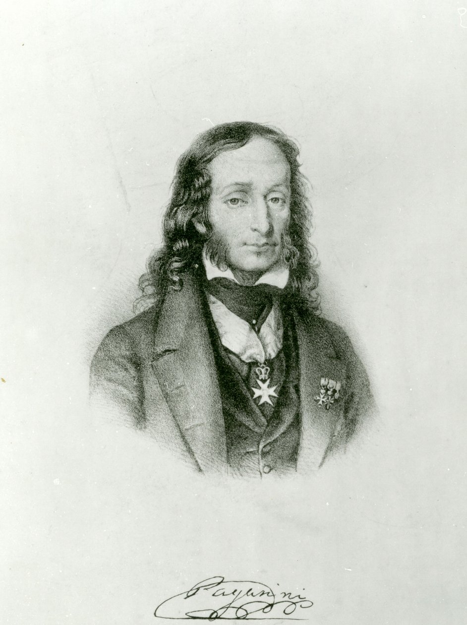 Niccolo Paganini by Unbekannt Unbekannt