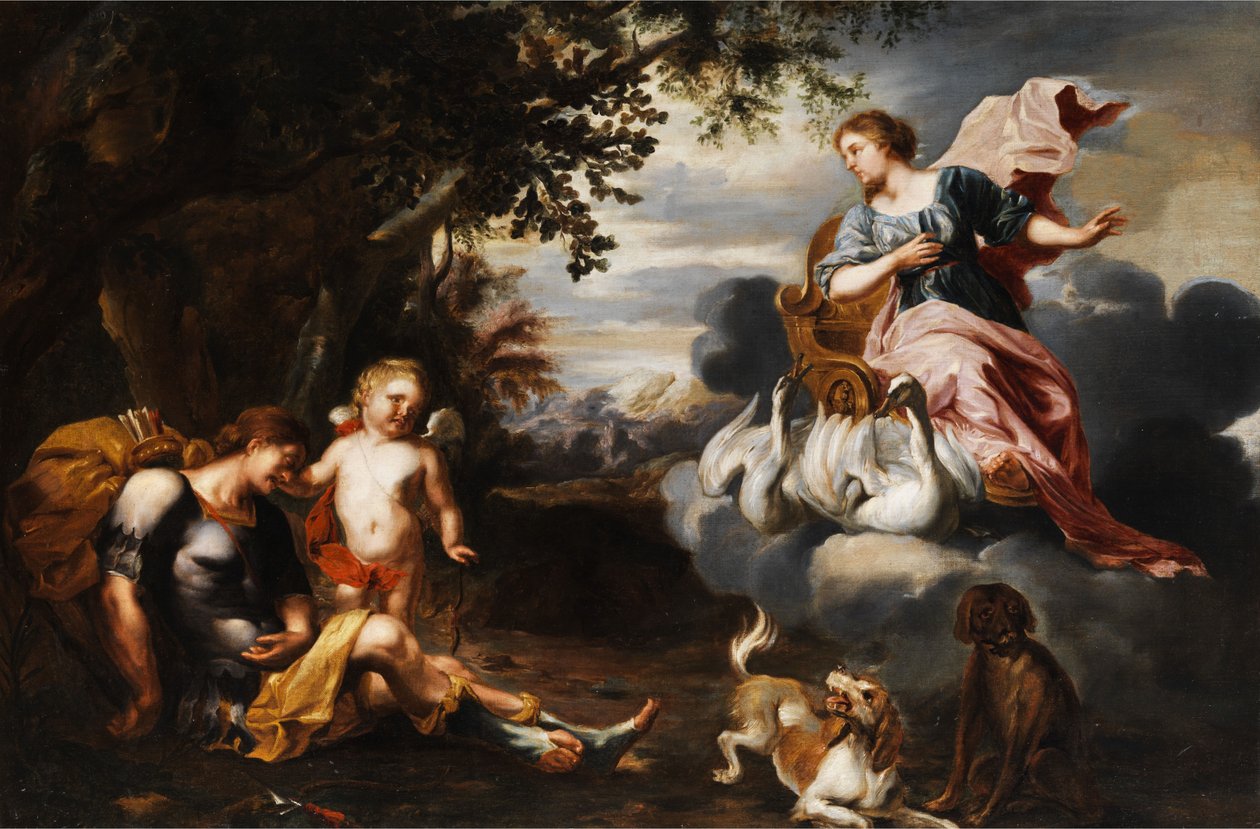Venus and Adonis by Unknown