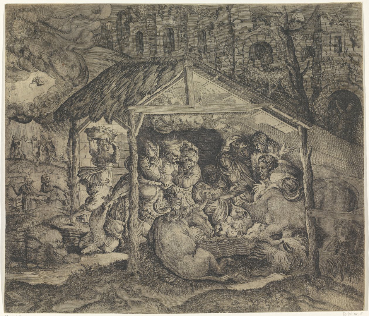 Adoration of the Shepherds by Anonymous