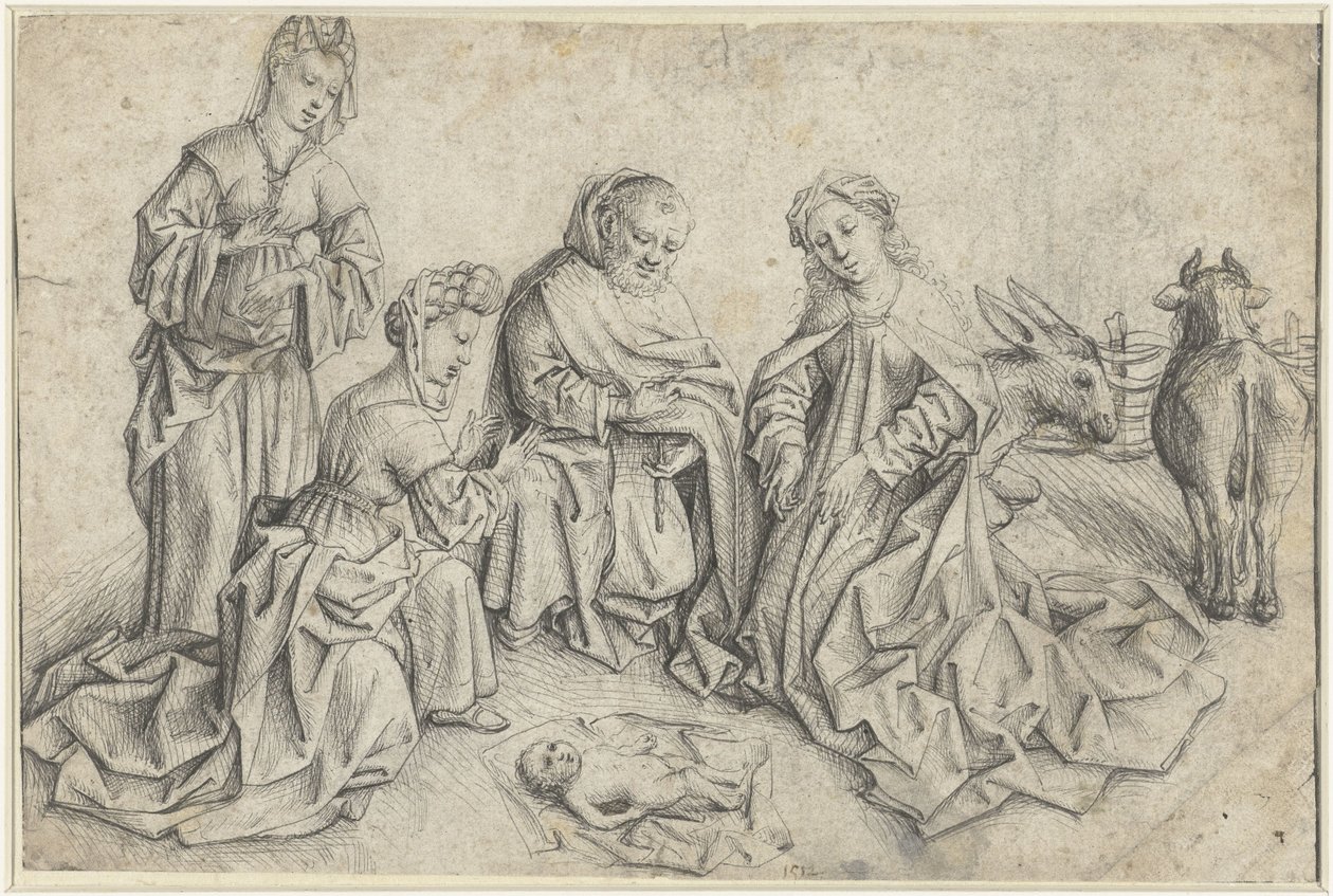 Adoration of the Child in the Stable by Anonymous