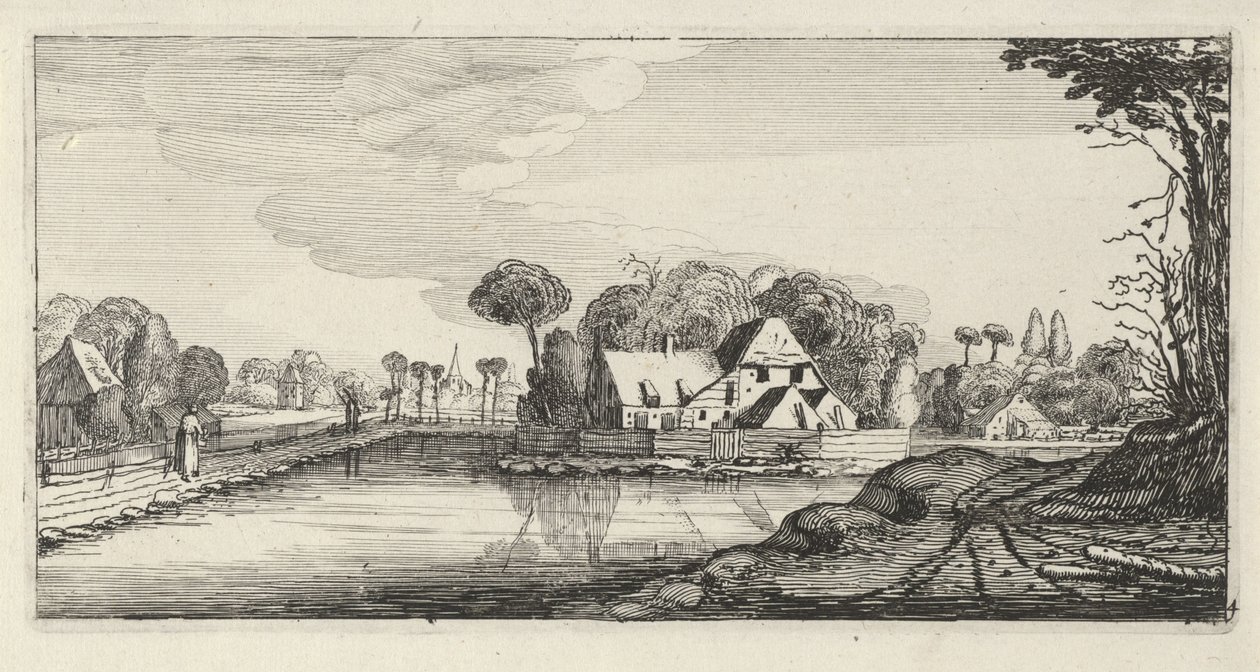 Farmhouse by the Water (series title) by Anonymous