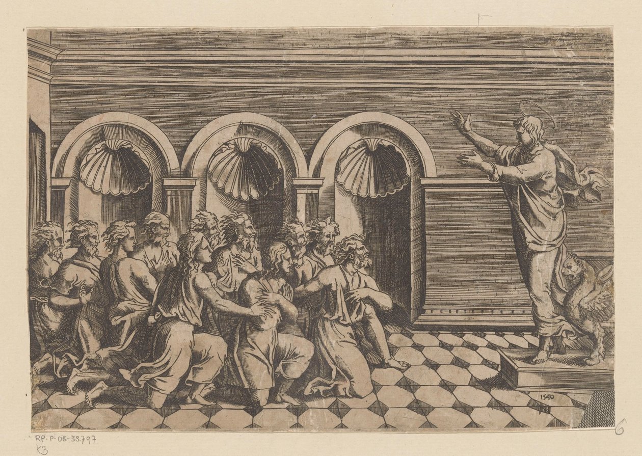 Christ Addressing the Apostles by Anonymous
