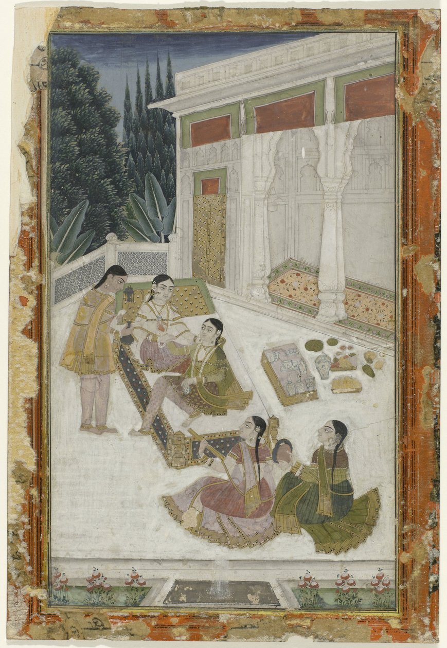 Ladies on a Terrace by Anonymous