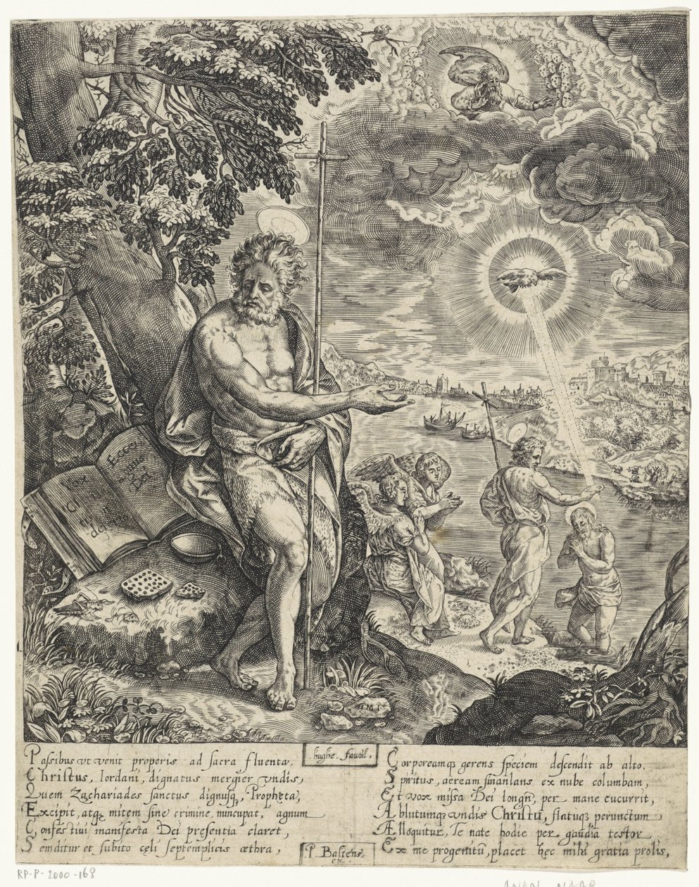 Baptism of Christ in the Jordan by Anonymous