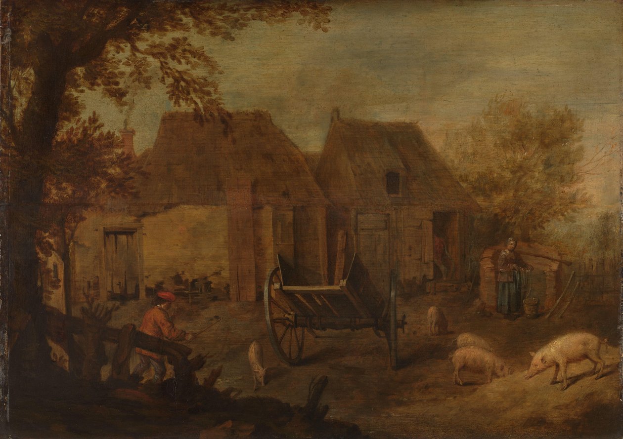 Farmyard by Anonymous