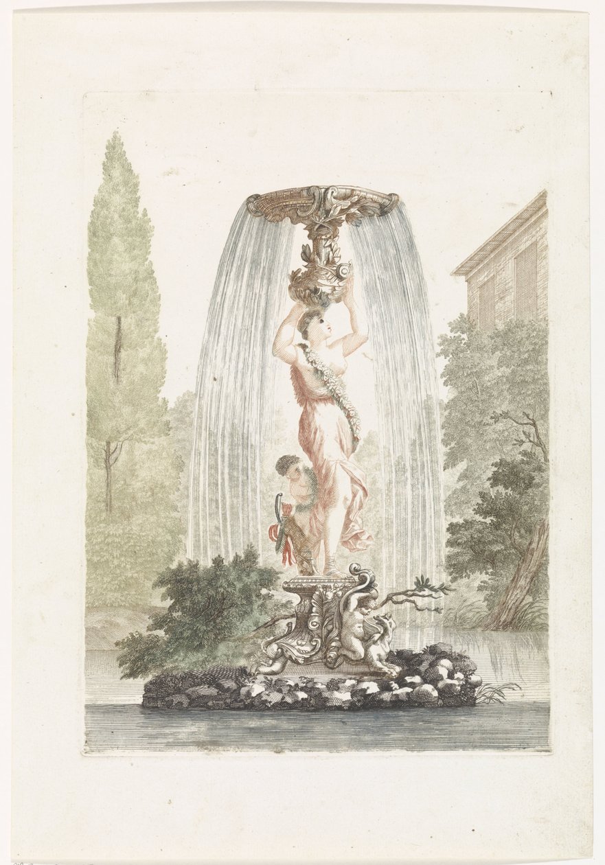 Fountain with Venus and Amor by Anonymous
