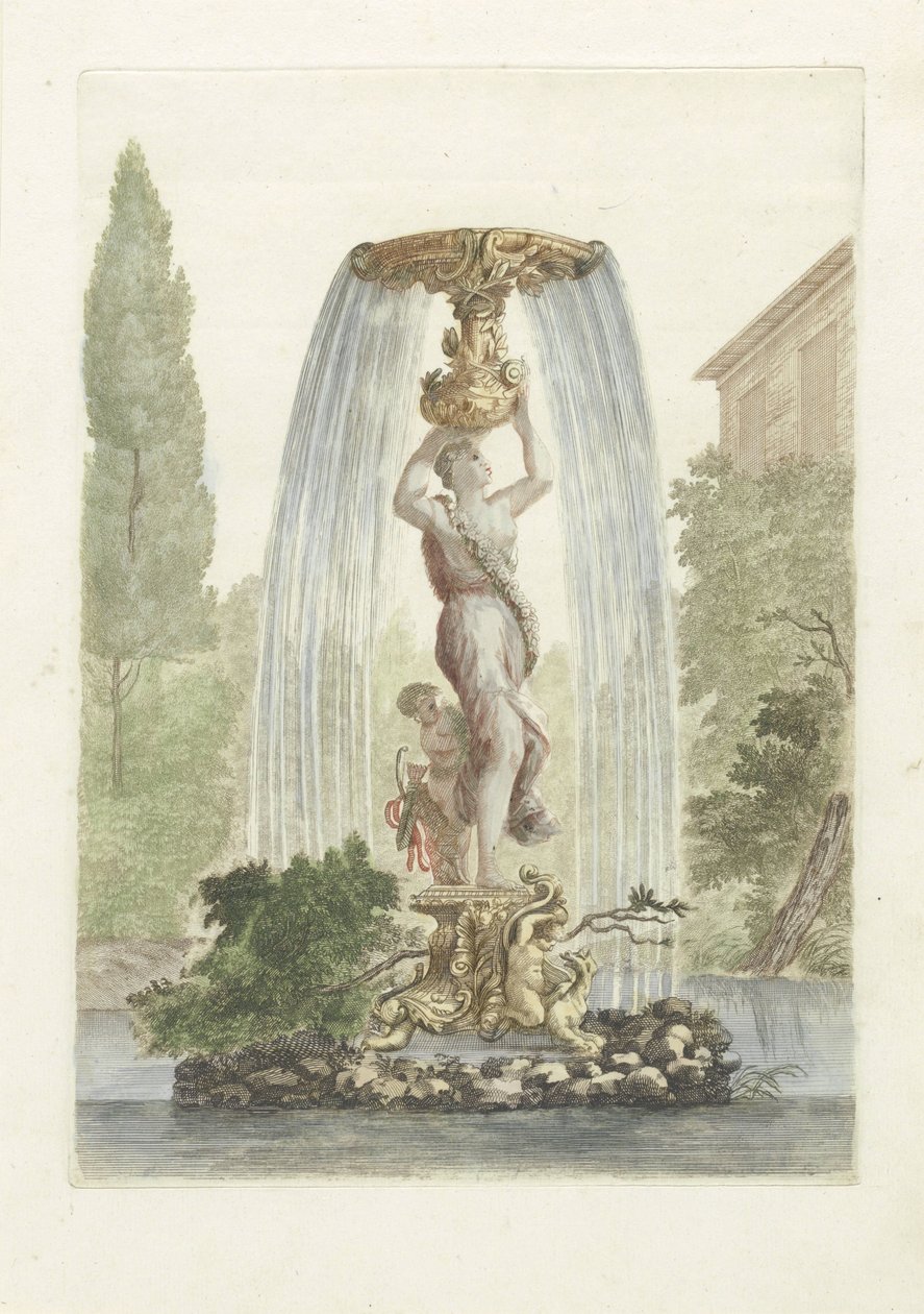 Fountain with Venus and Amor by Anonymous