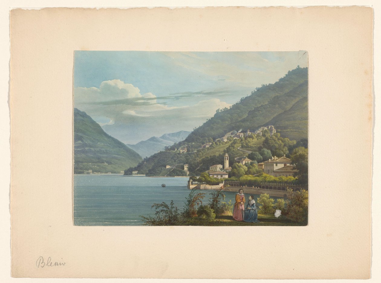 View of Blevio on Lake Como by Anonymous