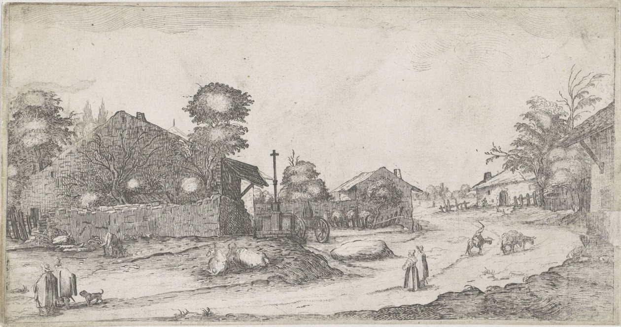 View of a Farmhouse by Anonymous